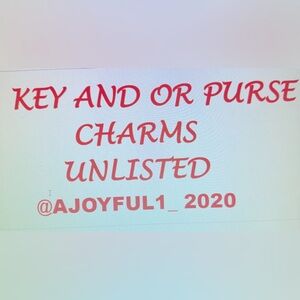 Unlisted Posh Show Keychains or Purse Charms
